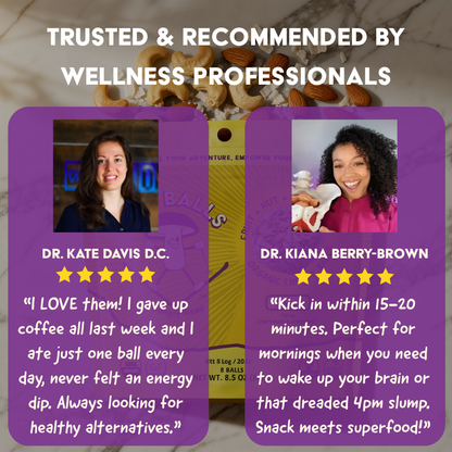 Sporeticus Daily Momentum organic energy bites with standardized Lion's Mane and Cordyceps extracts