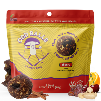 Sporeticus Daily Momentum organic energy bites bundle packs, front of bags